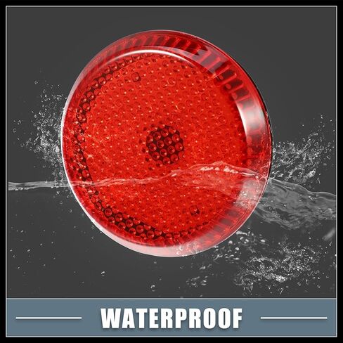 Rear Bumper Reflector Fog Brake Tail Light 81910-02040 8191002040 Red LED for Toyota Corolla 2009-2010 Plastic Red Lens (Set of 2) Durable Material in Saudi Arabia