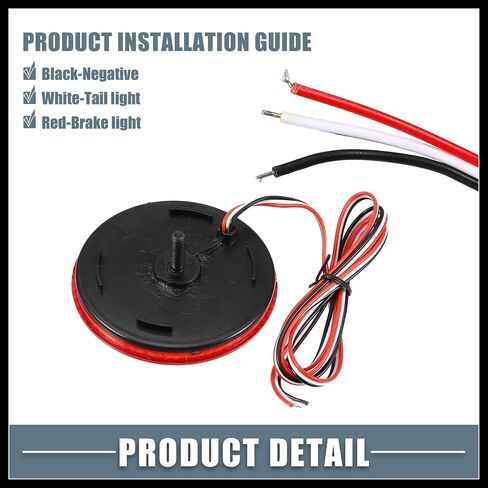 Rear Bumper Reflector Fog Brake Tail Light 81910-02040 8191002040 Red LED for Toyota Corolla 2009-2010 Plastic Red Lens (Set of 2) Durable Material in Saudi Arabia
