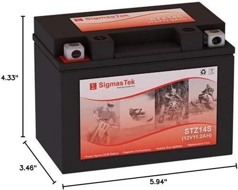 Extreme Motorcycle Battery XTAZ14S Motorcycle Battery (Replacement) in Saudi Arabia