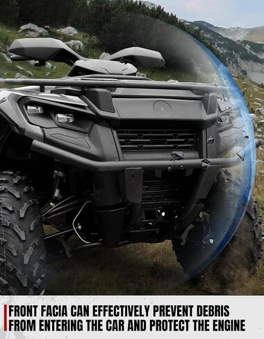 شبكة أمامية A & UTV PRO لـ Can-Am Outlander 500 700 2023-2025، واقي فرشاة مدمج لملحقات Can Am Outlander PRO/MAX/DSP/XT/X MR 2023 2024 2025، استبدال #705013201 in Saudi Arabia