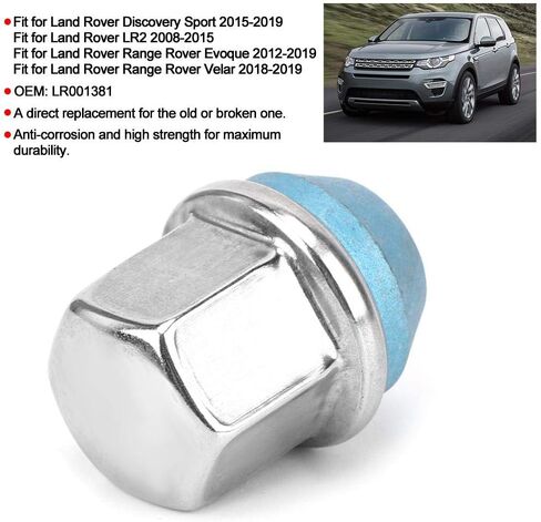 KIMISS Nut Protection Cover, 5Pcs Wheel Nuts Set Screws Hex Wheel Rim Nut Fit for Land Rover Discovery Sport for LR2 LR001381 for Velar LR001381 in Saudi Arabia