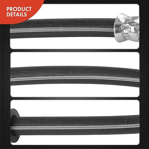 A-Premium Front Brake Hydraulic Hose Compatible with Select Mercedes-Benz and Infiniti Models - CLA250/CLA45 AMG 2014-2019, GLA250/GLA45 AMG 2015-2019, B Electric Drive 2014-2015, B250e, QX30 in Saudi Arabia