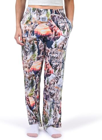 BRIEF INSANITY Lounge Pajama Pants - Comfy Lightweight Unisex Bottoms with Pockets - Soft Luxury Loungewear for Men & Women in Kuwait