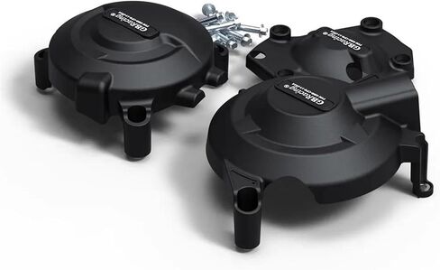 Motorcycle stator crankcase for Case GBRacing for Triumph Street Triple 765 S R RS 765R 765RS 2023-2024 Motorcycle Engine Guard Stator Guard(1 Set-BK) in Saudi Arabia