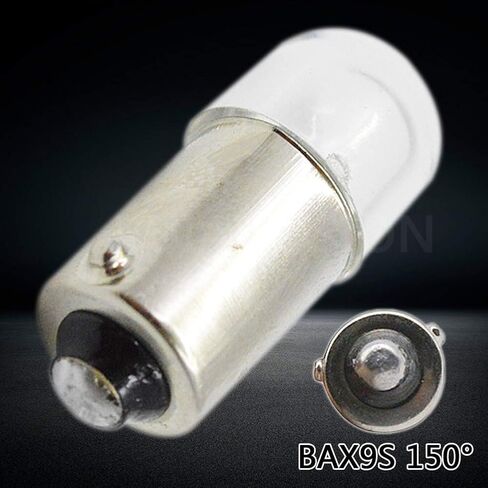 Ruiandsion 5 قطعة 6 فولت BA9S LED لمبات BA9 53 57 1895 64111 أبيض دافئ 2835 1SMD LED لمبات للسيارة الداخلية الجانب الباب أضواء المجاملة أضواء الخريطة in Kuwait