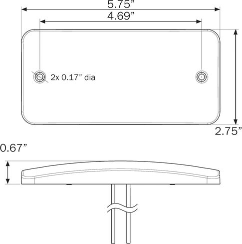 Optronics ILL46CBP Opti-Brite Sealed LED Dome Light in Saudi Arabia