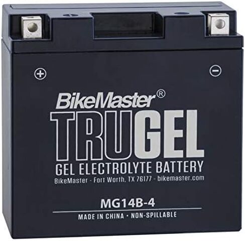 BikeMaster TruGel Battery MG14B-4 for Yamaha XV1700 Road Star Silverado 2008-2014 in Saudi Arabia