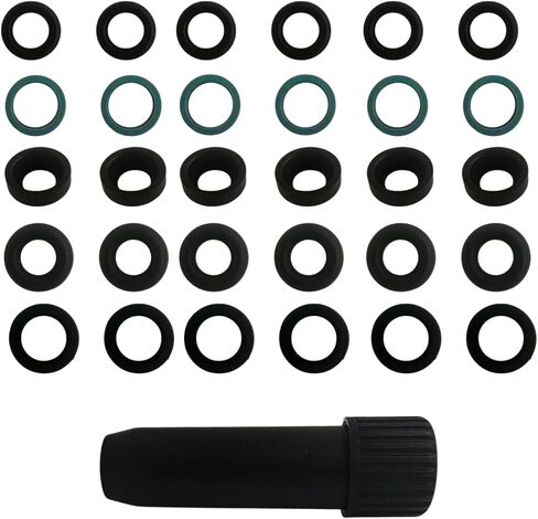 Fuel Injector Seal Kit Compatible with 2017-2020 Acura MDX 3.0L 2007-2013 Acura MDX 3.7L V6 Replace 16450R70A01 6 Pack in Saudi Arabia