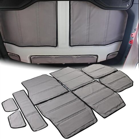 JK هاردتوب غطاء السقف الصلب العلوي العزل الحراري القطن الصوت المميت حصيرة عدة ل 2011-2018 رانجلر JK 4 أبواب in Kuwait