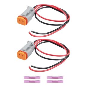 Fender Marker Lights Connector Fit for Volvo VNL 2018-2024, Replace 82750741 82750743, Harness Wire Pigtail Kit 2PCS in Saudi Arabia