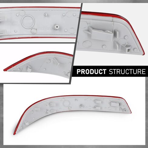 G-PLUS Rear Left Bumper Reflector Light, Compatible with Benz GL-Class X164 GL350 GL450 GL550 2010-2012, 1648201074, 164 820 10 74 in Saudi Arabia