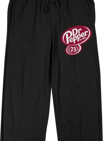 Bioworld Dr. Pepper Logo Adult Maroon T-Shirt and Black Sleep Pajama Pant Set in Saudi Arabia