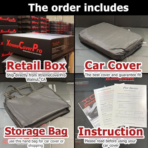 Car Cover fits 1988 1989 1990 1991 1992 1993 1994 1995 1996 1997 1998 Ford Mustang XTREMECOVERPRO PRO Plus Series Grey in Kuwait