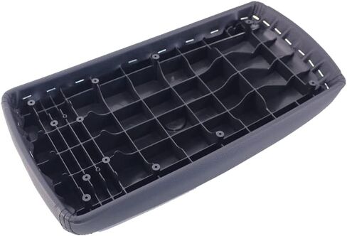 Black Center Console Armrest Cushion Cover Lid Compatible with Chevrolet Impala 2006-2014 Car Armrest Cover, Black in Saudi Arabia
