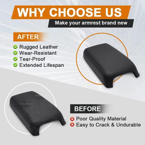 G-PLUS Upgraded Center Console Cover, Compatible with Dodge Charger 2011-2023 Armrest Cover Console Lid Protector Cushion Pad (Black Microfiber Leather Skin) in Saudi Arabia