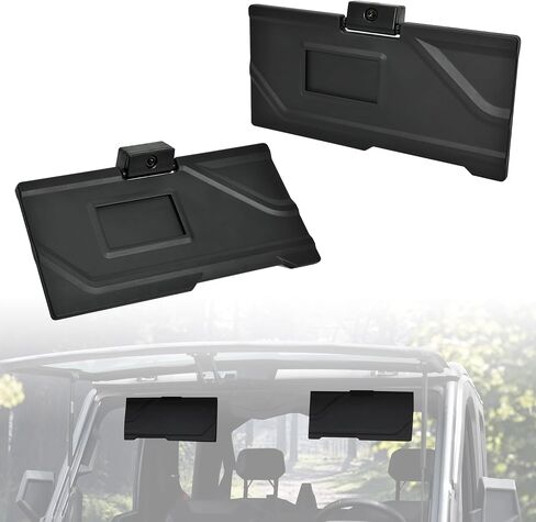 PP Sun Visors for Polaris Ranger XD 1500 Premium/Northstar 2024 2025 Accessories, 135° Adjustable Foldable Anti-Glare Thick Sun Shield Shade Blockers Panels, Replace OEM #2890571, 2PCS in Saudi Arabia