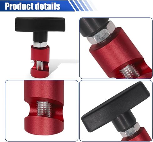 Car Hood Prop Struts Clamp, Anti-Slip Vehicle Trunk Lift Support Retaining Clip, Automotive Tailgate Hatch Stay Holder Piston Stop Tool, Auto Liftgate Stopper Strut Shock Holder (Black, 2PCS) in Kuwait