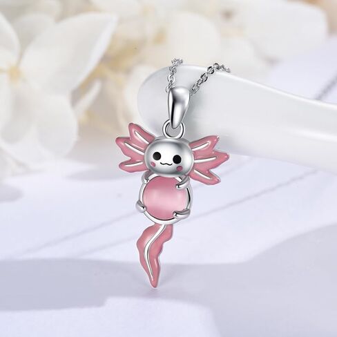 Raccoon Necklace for Women Men 925 Sterling Silver Red Panda Pendant Necklace Animal Jewelry for Wife in Kuwait
