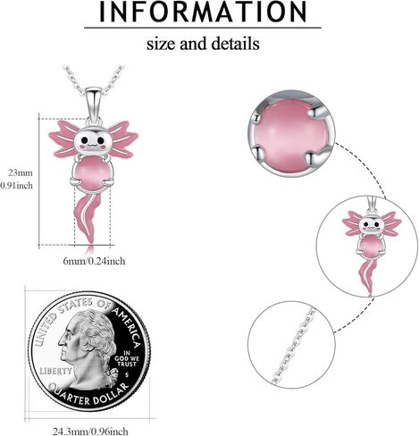 Raccoon Necklace for Women Men 925 Sterling Silver Red Panda Pendant Necklace Animal Jewelry for Wife in Kuwait