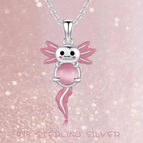 Raccoon Necklace for Women Men 925 Sterling Silver Red Panda Pendant Necklace Animal Jewelry for Wife in Kuwait