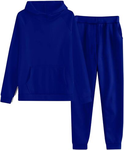 TANGNADE Jogger Sets for Women 2 Piece Plus Size Fall Sweatsuits Lounge Matching Hoodie Set Travel Tracksuits Winter Clothes in Saudi Arabia