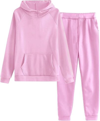 TANGNADE Jogger Sets for Women 2 Piece Plus Size Fall Sweatsuits Lounge Matching Hoodie Set Travel Tracksuits Winter Clothes in Saudi Arabia