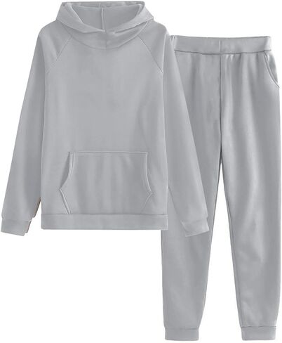 TANGNADE Jogger Sets for Women 2 Piece Plus Size Fall Sweatsuits Lounge Matching Hoodie Set Travel Tracksuits Winter Clothes in Saudi Arabia