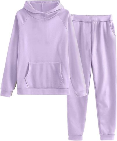 TANGNADE Jogger Sets for Women 2 Piece Plus Size Fall Sweatsuits Lounge Matching Hoodie Set Travel Tracksuits Winter Clothes in Saudi Arabia
