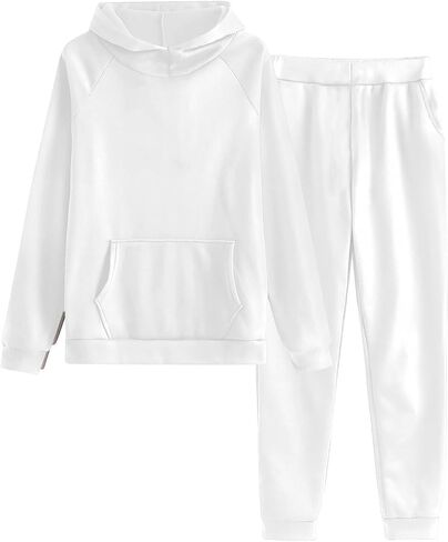 TANGNADE Jogger Sets for Women 2 Piece Plus Size Fall Sweatsuits Lounge Matching Hoodie Set Travel Tracksuits Winter Clothes in Saudi Arabia
