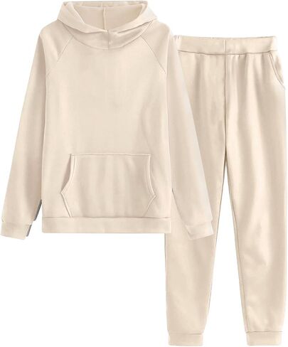 TANGNADE Jogger Sets for Women 2 Piece Plus Size Fall Sweatsuits Lounge Matching Hoodie Set Travel Tracksuits Winter Clothes in Saudi Arabia