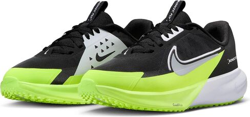 Nike Sonic Fly Big Kids' Running Shoes (FZ0017-002, Black/White/Volt/Wolf Grey) in Saudi Arabia