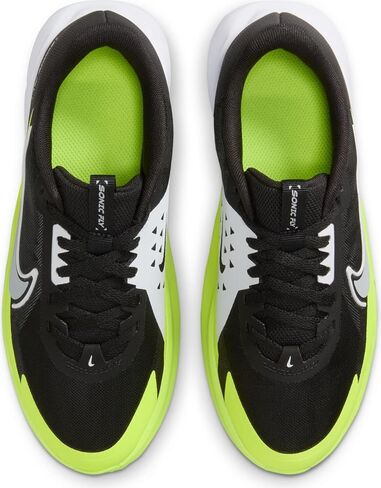 Nike Sonic Fly Big Kids' Running Shoes (FZ0017-002, Black/White/Volt/Wolf Grey) in Saudi Arabia