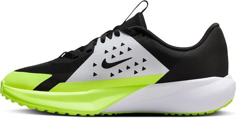 Nike Sonic Fly Big Kids' Running Shoes (FZ0017-002, Black/White/Volt/Wolf Grey) in Saudi Arabia