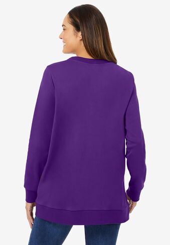 Woman Within Plus Size Patchwork Embroidered Top in Saudi Arabia