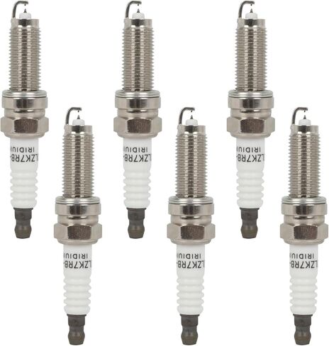 ECCPP Platinum Iridium Spark Plugs 7751 Ram 1500 & for Honda Accord,Accord Crosstour,Pilot,Odyssey,Ridgeline & for Jeep Grand Cherokee & for Dodge Durango & for Acura MDX pack of 6 in Saudi Arabia