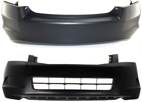 Garage-Pro Front and Rear Bumper Cover SET Compatible with Honda Accord 2008-2010, 4 Cyl., Engine, Sedan, Primed in Saudi Arabia
