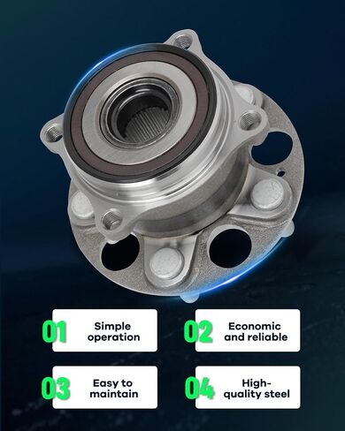 SCITOO 1pc Rear Wheel Bearing Hub Assembly 512531 fit for Acura MDX 2014-2016 AWD W/ABS 5 Lugs in Saudi Arabia