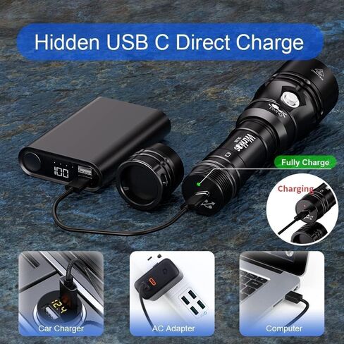 Wurkkos DL07 Diving Flashlight Rechargeable Scuba Dive Light, 3000 Lumens Dive Lights, IPX8 Waterproof, 135 ° Beam Angle Underwater Flashlight High 90 CRI Dive Video Photography Light with Ball Joint in Kuwait
