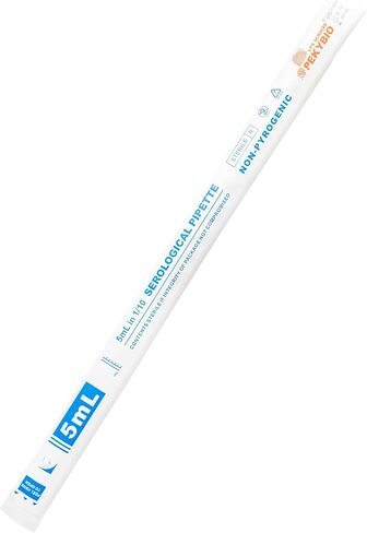 Polystyrene Serological Pipettes Individually Wrapped Sterile Plastic Graduated Pipette 10ml, Pack of 200 in Kuwait