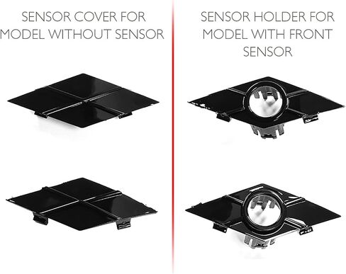 IKON MOTORSPORTS, Front Upper Grille Compatible With 2022-2024 Honda Civic Sedan 4-Door, Rock Style Gloss Black ABS Honeycomb Front Bumper Mesh Grill in Saudi Arabia