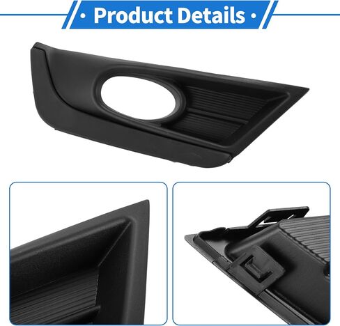 Front Right Fog Light Grill No.71106TLAA21 Front Lower Bumper Fog Light Cover Inserts for Honda CR-V 2017-2019 Black ABS 1 Pc in Saudi Arabia