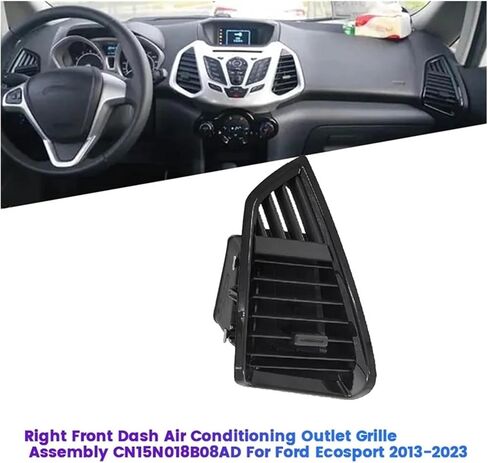 Front Dash Air Conditioning Outlet Grille Assembly，Compatible With Ford Ecosport 2013-2023 Shutter Vent(Black Right) in Saudi Arabia