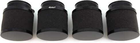 4 Pack 54mm Universal Replacement Performance Black Foam Pod Air Filter Cleaner For Honda Kawasaki Suzuki Yamaha Motorcycle ATV Quad Scooter Moped Dirt Bike in Saudi Arabia
