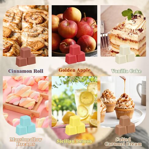 SCENTORINI Wax Melts Wax Cubes, White Sage Wax Melts Strong Scent, Soy Scented Wax Melts for Wax Warmer Valentines Day Gifts Decor, 2 x 2.5 oz in Kuwait