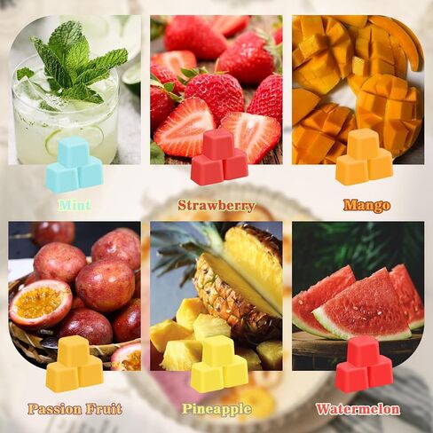 SCENTORINI Wax Melts Wax Cubes, White Sage Wax Melts Strong Scent, Soy Scented Wax Melts for Wax Warmer Valentines Day Gifts Decor, 2 x 2.5 oz in Kuwait