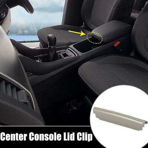 X AUTOHAUX Car Center Console Lid Clip Armrest Cover Latch Clip Lid Catch for Audi A3 2003-2012 8P0864245P Gray in Saudi Arabia