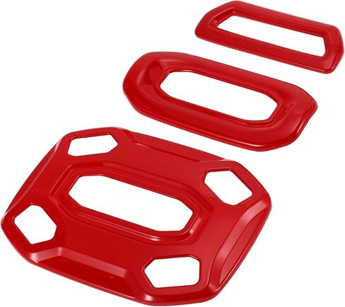 1 Set Roof Reading Light Lamp Cover Trim for Jeep Wrangler JL JLU 18-24 for Jeep Gladiator JT 2 Door 4 Door Dome Light Reading Light Lamp Panel Cover Trim ABS Red in Saudi Arabia