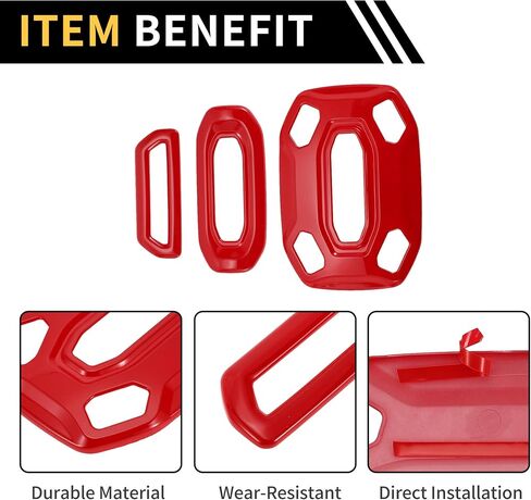 1 Set Roof Reading Light Lamp Cover Trim for Jeep Wrangler JL JLU 18-24 for Jeep Gladiator JT 2 Door 4 Door Dome Light Reading Light Lamp Panel Cover Trim ABS Red in Saudi Arabia