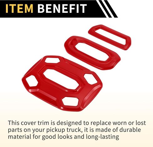 1 Set Roof Reading Light Lamp Cover Trim for Jeep Wrangler JL JLU 18-24 for Jeep Gladiator JT 2 Door 4 Door Dome Light Reading Light Lamp Panel Cover Trim ABS Red in Saudi Arabia