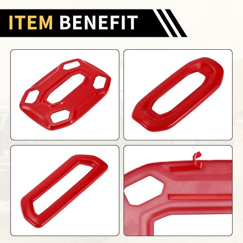 1 Set Roof Reading Light Lamp Cover Trim for Jeep Wrangler JL JLU 18-24 for Jeep Gladiator JT 2 Door 4 Door Dome Light Reading Light Lamp Panel Cover Trim ABS Red in Saudi Arabia